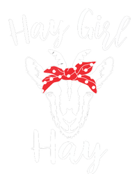 Hay Girl Hay Funny Goat Lover For Girl Large Microfiber Waffle Golf Towel