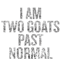 I Am Two Goats Past Normal Women's Perfect Tri Tunic Long Sleeve Shirt