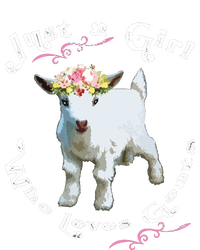 Just A Girl Who Loves Goats | Goat Farm Crazy Lady Gift Long Sleeve Pajama Set