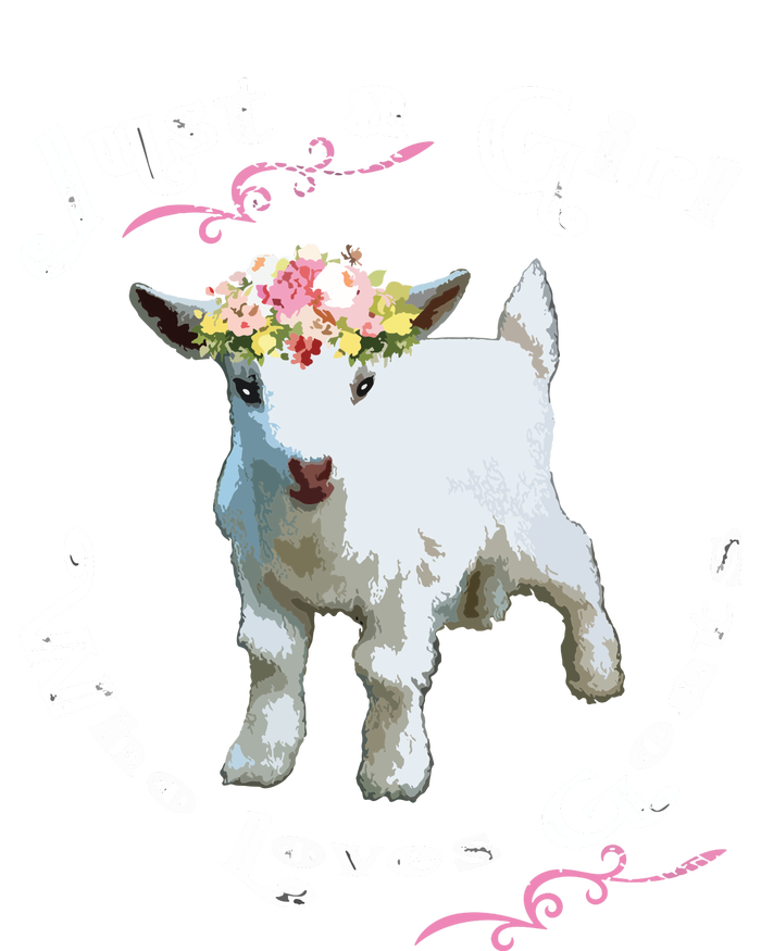 Just A Girl Who Loves Goats | Goat Farm Crazy Lady Gift Long Sleeve Pajama Set