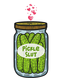 Pickle Slut For Dill And Pickle Lover Women's Racerback Cropped Tank