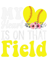 My Heart is on That Field Baseball Tee Softball Mom Gifts Tie-Dye T-Shirt