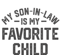 My Son In Law Is My Favorite Child Funny Retro Family Humor Women's Knotted Racerback Tank