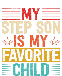 My Step Son is My Favorite Child Funny Step Dad Fathers Day Doggie Tank