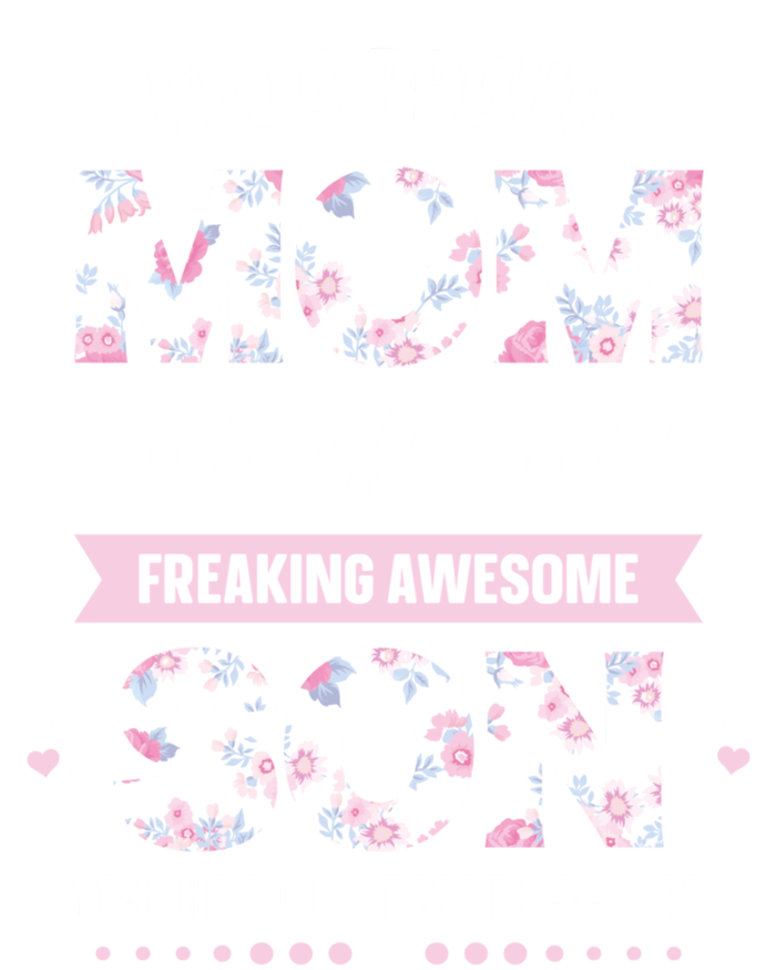 Im A Proud Mom Gift From Son To Mom Funny Mothers Day Metallic Star Ornament