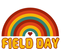 Retro field day yellow rainbow field day teachers Kids T-Shirt