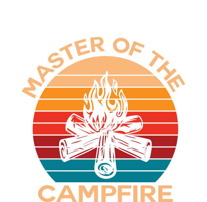 Master Of The Campfire Retro Vintage Camping Gift T-Shirt