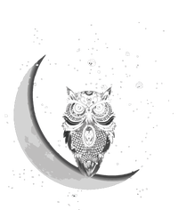 Owls Night Owls Owl At Night On Moon At Night Sky Tank Top