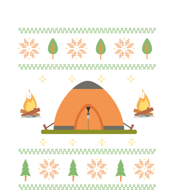 Camping Ugly Christmas Sweater Tee Camping Gift T-Shirt