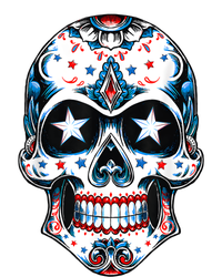 4th Of July Men Patriotic Sugar Skull USA American Flag T-Shirt