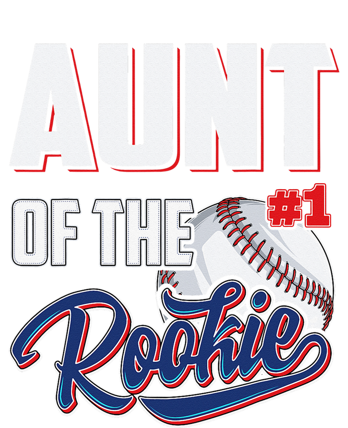 Aunt of Rookie 1 Years old Team 1st Birthday Baseball T-Shirt