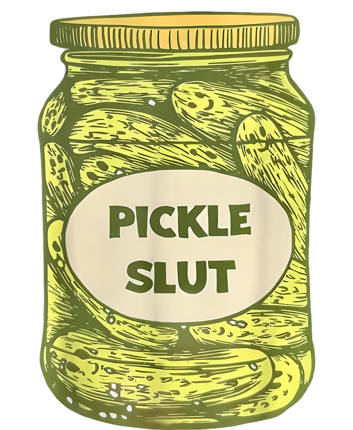 Pickle Slut Funny Canned Pickles Ladies Long Sleeve Shirt