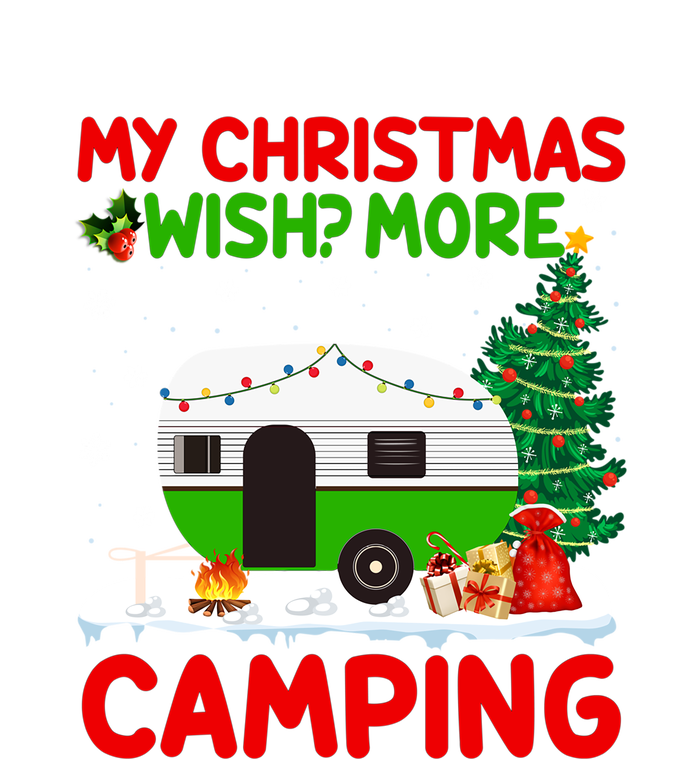 My Christmas Wish More Camping RV Christmas Tree Gift Ladies PosiCharge Competitor Racerback Tank