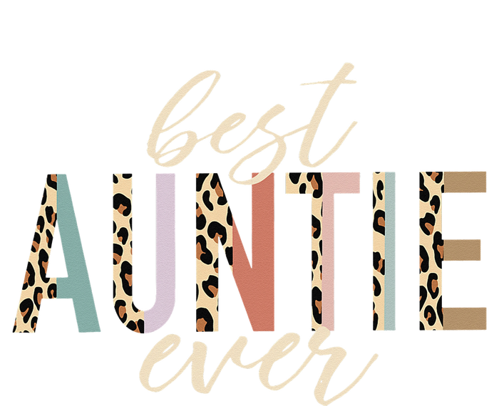 Best Auntie Ever Gifts Aunt Leopard Print Mothers Day T-Shirt