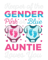 Keeper Of The Gender Auntie Loves You Baby Announcement Aunt Cooling Performance Long Sleeve Crew