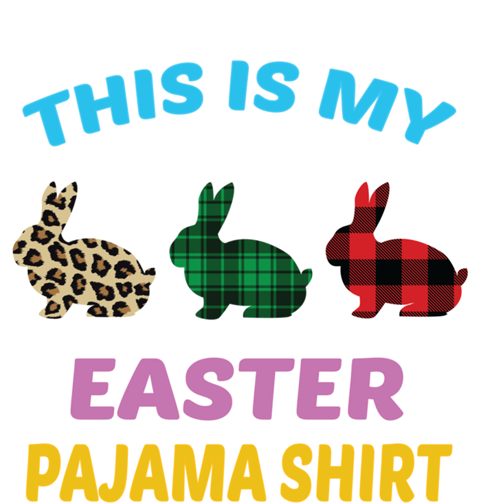 This Is My Easter Pajama Gift Easter Day Gift Plaid Leopard Cool Gift T-Shirt