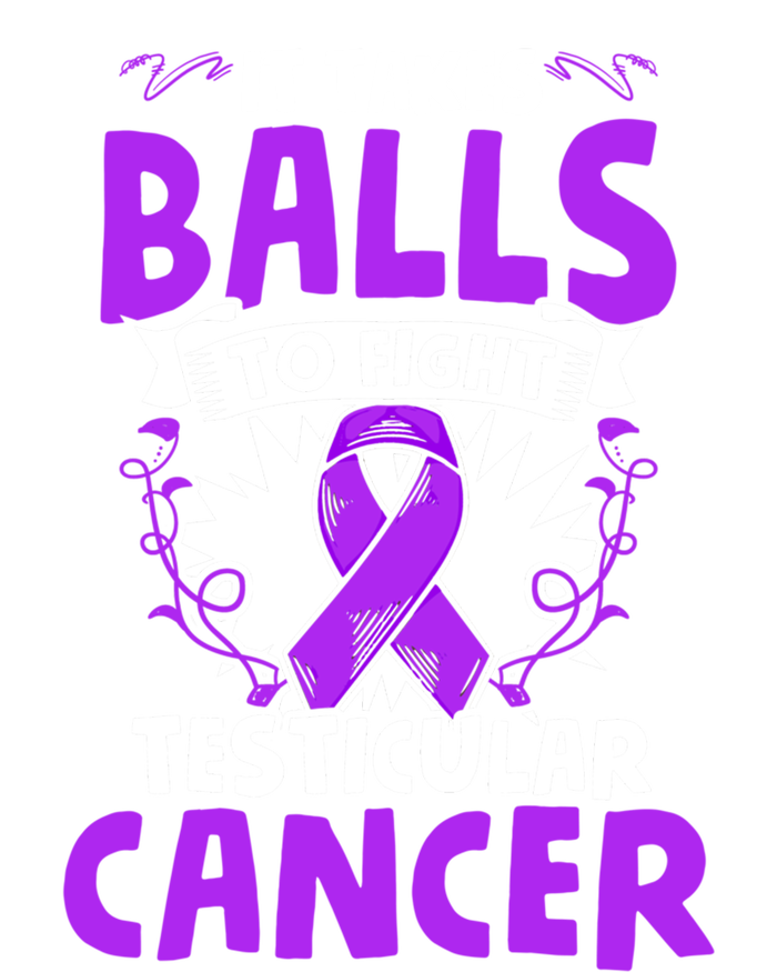 To Fight Testicular Cancer Awareness Testicle Cancer Great Gift 16 in Basic Backpack