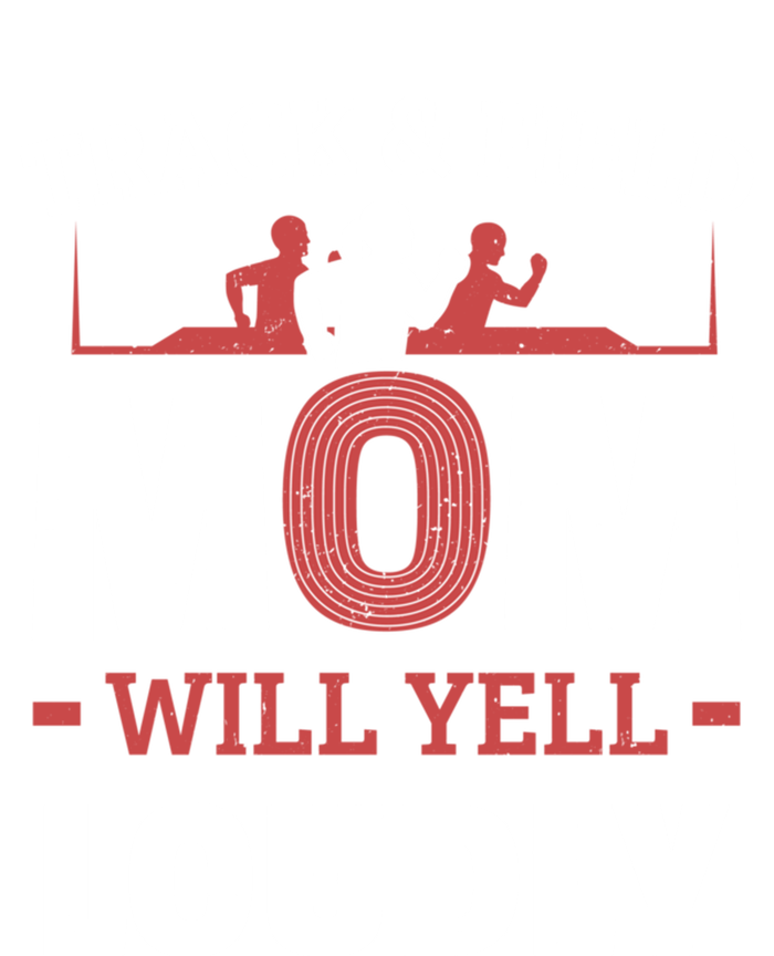 Track And Field Mom Will Yell Loudly Running Runner Cute Gift Women's T-Shirt