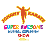 Parks And Rec Johnny Karate Musical Explosion Show Funny Gift Kids Long Sleeve Shirt