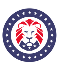 Patriot Party Lion Gift Button