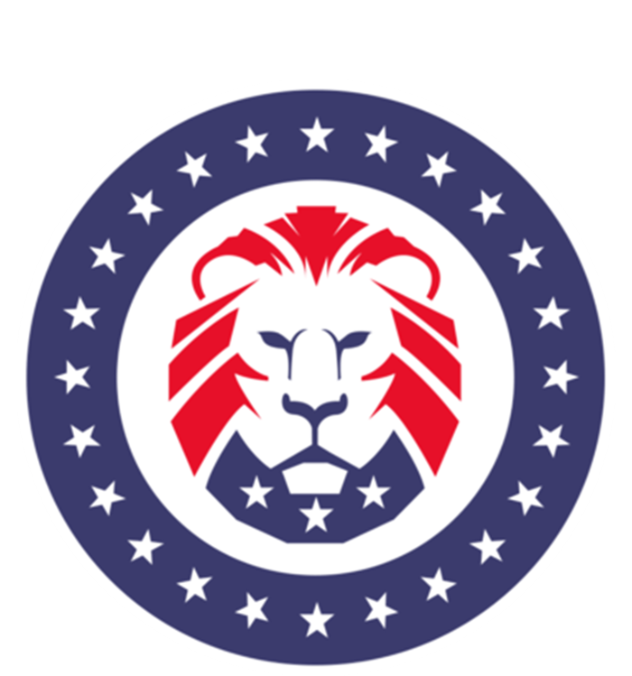 Patriot Party Lion Gift Button