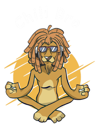 Funny Rasta Lion Chill Bro Namaste Yoga Cool Gift T-Shirt