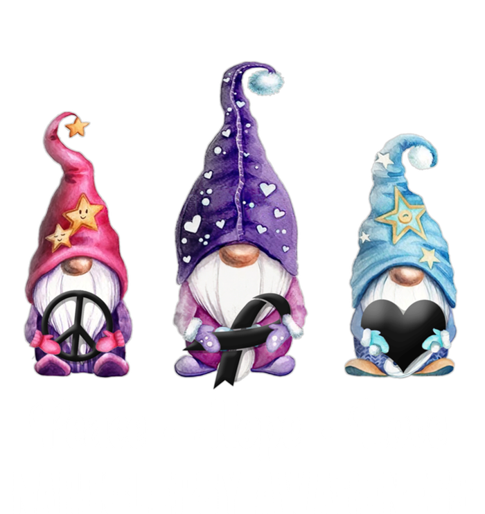 Peace Hope Love Gnomes Narcolepsy Awareness Gift Tie Dye Hoodie