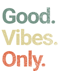 Good Vibes Only Positive Vibes Love Peace Namaste Cute Gift Valucap Bio-Washed Visor