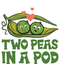 Two Peas In A Pod Valentines Day In Love Vegan Vegetables Gift T-Shirt