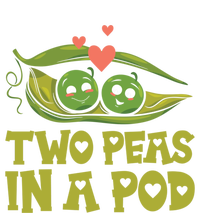 Two Peas In A Pod Valentines Day In Love Vegan Vegetables Cool Gift T-Shirt