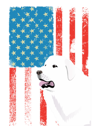 Usa American Flag Gift Patriotic Dog Great Pyrenees Gift T-Shirt