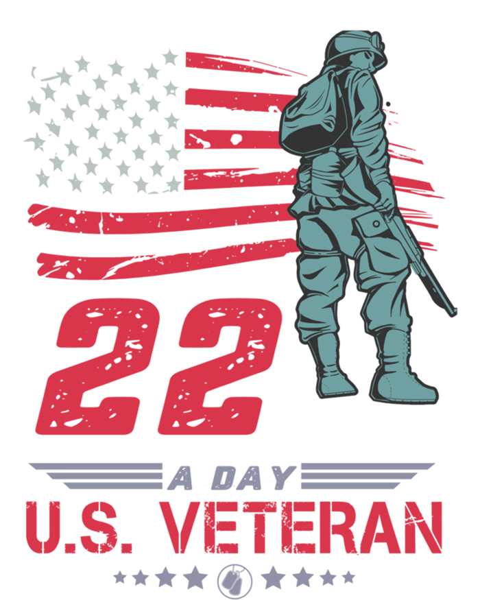 Veteran Day 22 A Day Suicide Awareness Great Gift Women's Racerback Tank