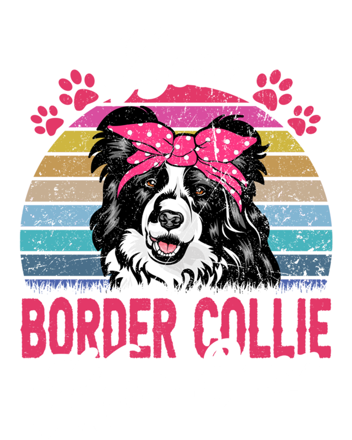 Vintage Best Border Collie Mom Ever Gift T-Shirt