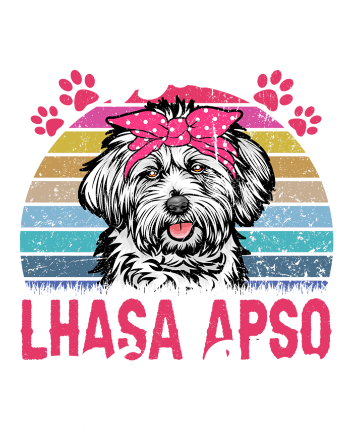 Vintage Best Lhasa Apso Mom Ever Gift T-Shirt