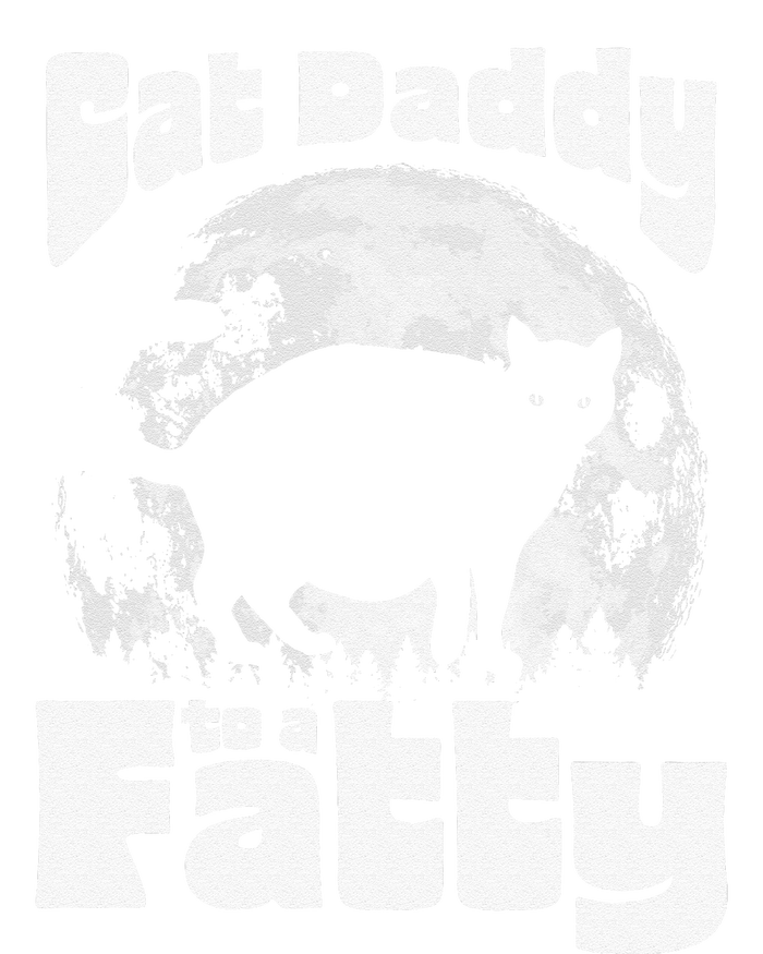 Cat Daddy To A Fatty! Funny Vintage Full Moon & Chonk Dad Cooling Performance Crew T-Shirt