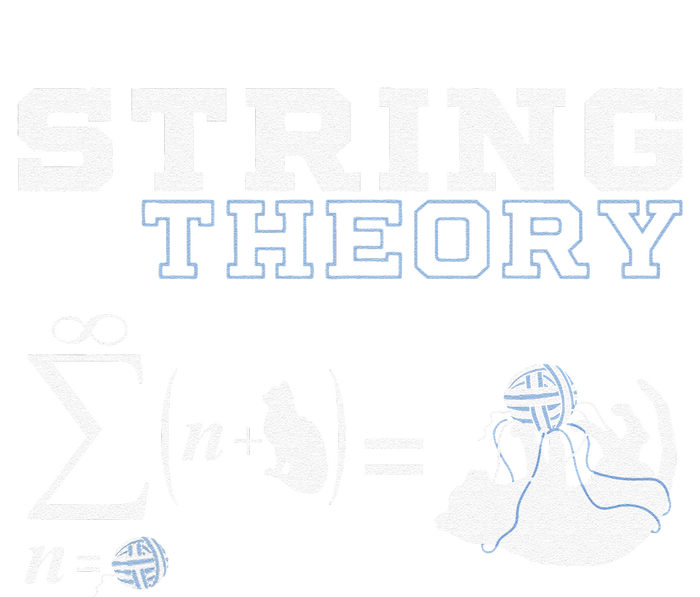 Funny Cat Yarn String Theory Tall Long Sleeve T-Shirt