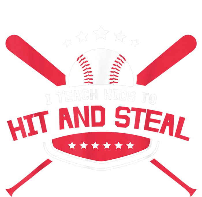 Baseball Coach I Teach Ki Ds To Hit And Stea Drawstring Bag