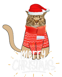 Funny Christmas Cat For Cat Lovers Santa Hat Merry Christmas Cooling Performance Crew T-Shirt