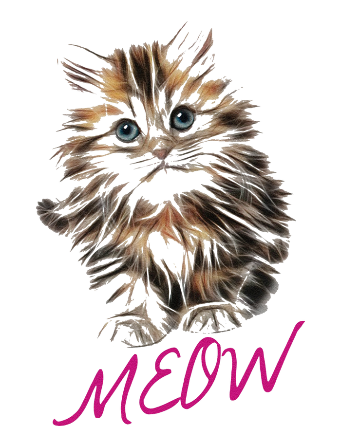 Cat Meow Kitty Funny Cats Mom And Cat Dad Gift T-Shirt