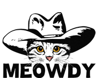 Meowdy Funny Mashup Between Meow And Howdy Cat Meme T-Shirt