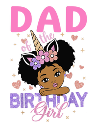 Dad Of The Birthday Girl Melanin Afro Unicorn 1st Family Kids Long Sleeve Shirt