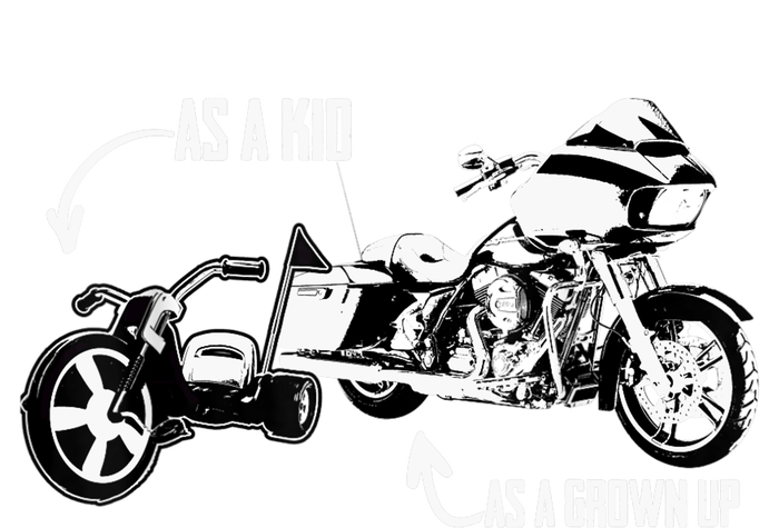 's Kid's Big Wheel Tricycle Road Glide Motorcycle Design Mousepad