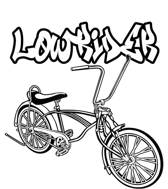 Low Rider Bicycle For . Chicano Cholo Lowrider Bike Hoodie