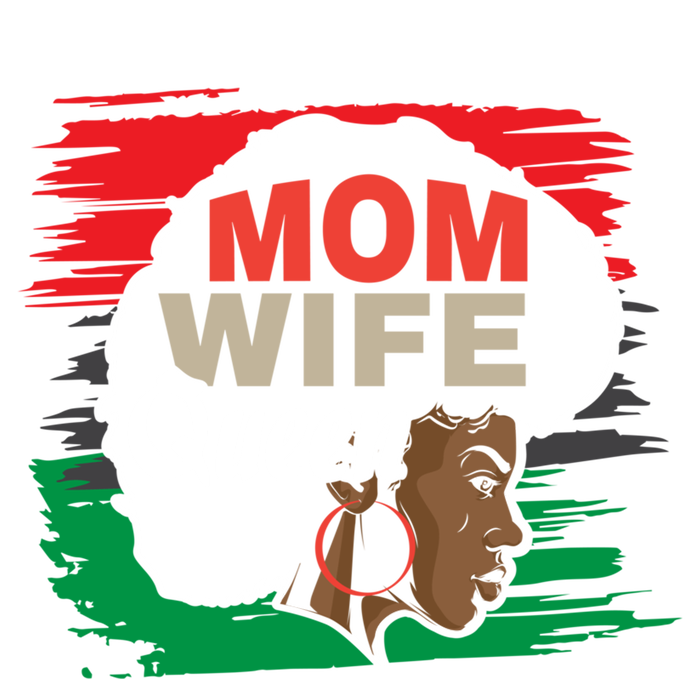 Wife Mom Queen African Cool Gift T-Shirt