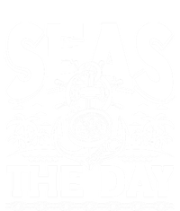 Seas The Day Sea Sailor Maritime Gift Tie Dye Hoodie