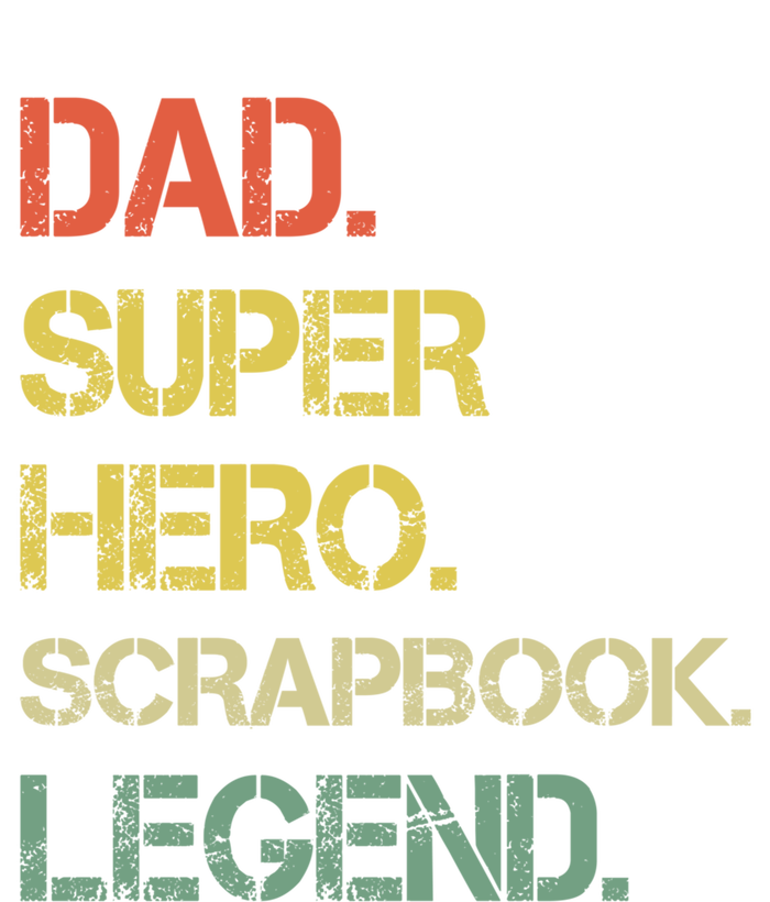 Vintage Style Dad Hero Scrapbook Legend Fathers Day Gift Long Sleeve Shirt