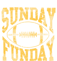 Vintage Yellow Sunday Funday Football Gift Gift T-Shirt