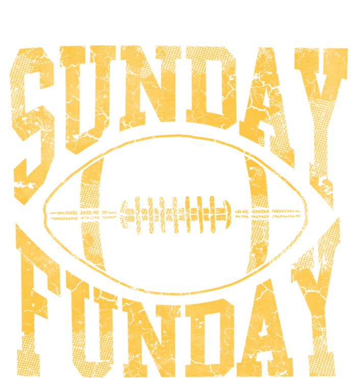 Vintage Yellow Sunday Funday Football Gift Gift T-Shirt