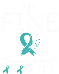 Sexual Assault Awareness Im Fine Cute Gift Valucap Bio-Washed Visor