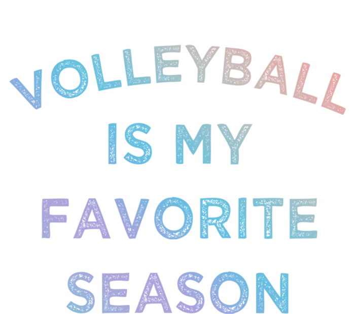 Volleyball Is My Favorite Season Volleyball Lovers Players Great Gift Full-Length Apron With Pockets